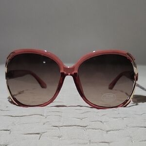 Nwt Glance Eyewear Elegant Pink Sunglasses